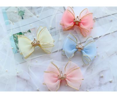 China Wholesale Girl Hair Decoration Kids Fashion Hair Accessories Bowknot Hair Clip For Girls Hair Bow for sale