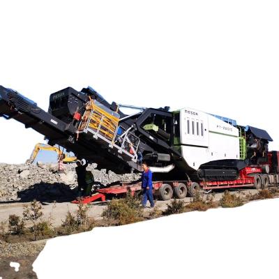 China Other Low Energy Consumption , High Efficiency Mobile Impact Crusher for sale