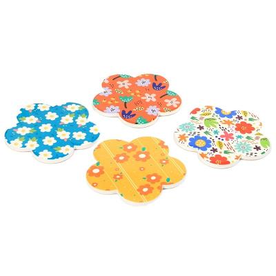 China China Manufacturer Factory Price Customized Customized Petal-shape Flowers / Coasters for sale