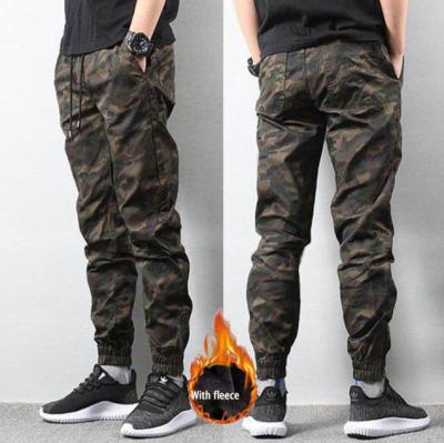 China Custom made trend QUICK DRY plus size running active pants mens fleece outdoor streetwear mens black mens side pocket pant pants and trousers for sale