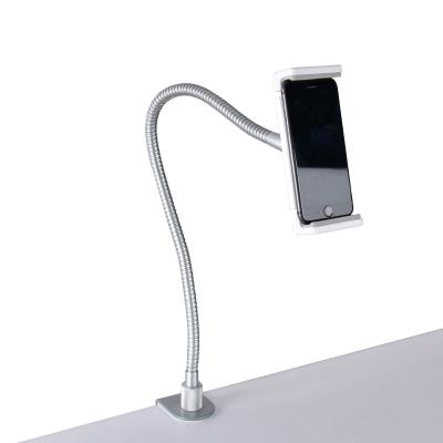 China UPERGO Gooseneck Metal Aluminum Tablet PC Stable Desk Mount Phone Holder Holds 3.5-5inch Smart Phone and 7-10inch Tablet for sale