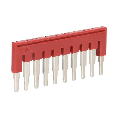 China FBS10-5 center edge plug-in connection bar suitable for ST2.5 spring terminal 2.5 square mm for sale