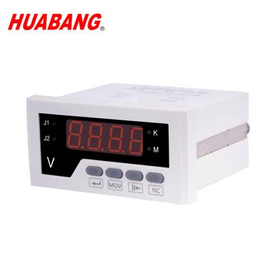 China Wholesale Voltage Gauge 96x48 Single Phase Voltage Meter LED Display Voltmeter Digital Panel Meter for sale