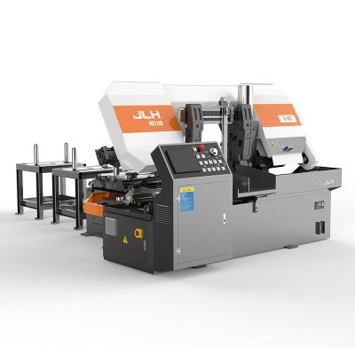 China Building Material Shops Horizontal Metal Cutting Steel Automatic High Speed ​​Feeding Metal Cut Off CNC Strip Saw Machine for sale