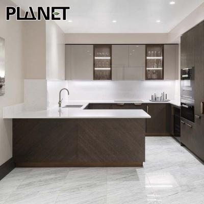 China 2021New Luxury\Cheap Modern Design Designs Minimalism Design Cabinet Marble Like Stone Quartz Countertops Sideboards for sale