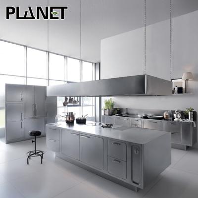 China Stainless Steel Environmental Friendly Modern Indoor Kitchen Sink With Cabinet Wall Mount Buffet Stainless Steel for sale