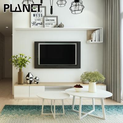 China Modern Adjustable Entertainment Unit (Other) TV Unit, TV Cabinet, White High Gloss TV Stand for sale