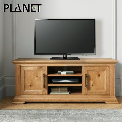 China (Other) Luxury Adjustable Furniture TV Cabinet French Style TV Cabinet Stand Set Wooden TV Cabinet With Drawers for sale