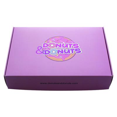 China Luxury Custom Recycled Materials Logo Donuts Sushi Paper Boxes Christmas Cookie Packaging Box With Dividers for sale