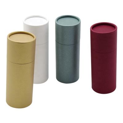 China Medium Size Recycled Materials Sample For Cylinder Tube Round Cardboard Cylinder Black Paper Tube For Electrical Products for sale