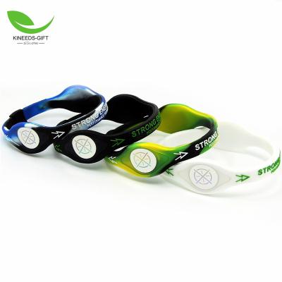 China Fashionable Energy Bracelet For Man Sport Bracelets Balance Ion Magnitic Therapy Women Silicone Energy Band for sale