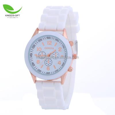 China Classic Silicone Jelly Gel Geneva Time Zone Silicone Jelly Gel Quartz Analog Sports Multiple Wristwatch Unisex Ladies Watch for sale