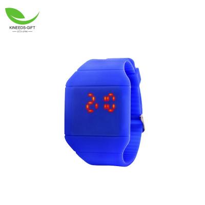 China Automatic Date Boy Girl Digital LED Touch Screen Sports Silicone Strap Waterproof Wrist Watch for sale