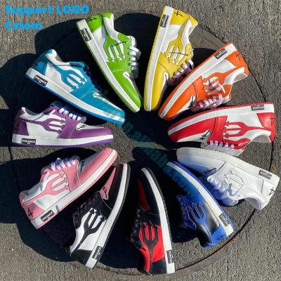 China Running Shoes Fashion Factory Wholesale Design Custom Logo Classic 1 Women's Basketball Shoes Sneakers Retro Outdoor Sports Shoes for sale