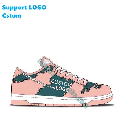 China 2022 Fashion Trend Factory Wholesale Custom Logo Dunk Basketball Shoes Fashion Women Sneakers Retro Sports Shoes for sale