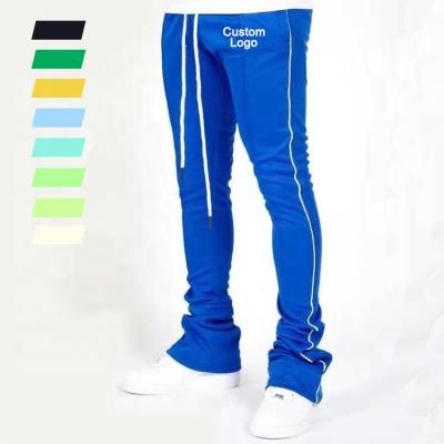 China custom mens plus size Anti-wrinkle mens stacked jogger pants with side pockets fashions jogger wear pants for sale