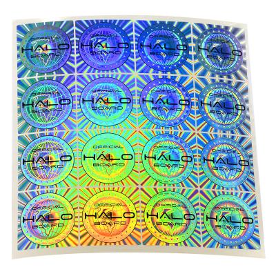 China Holographic Promotions Lamination 3D Hologram Holo Star Holographic Sticker Paper for sale