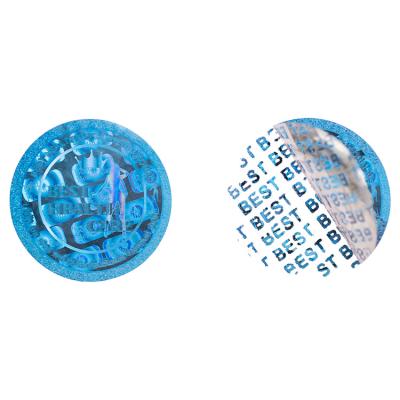 China Holographic Custom Printing Authentication Qr Code Tamper Evident Hologram Eggshell Matte Silver Void Warranty Printable Stickers for sale