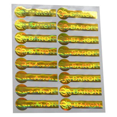 China Holographic Ex-Factory Price Tjk Hologram Warranty Outdoor Seal Sticker Security Void for sale