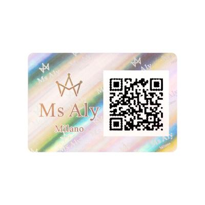 China Holographic Made In China 3D Sticker Barcode Security Labels Hologram Qr Code Label Custom for sale