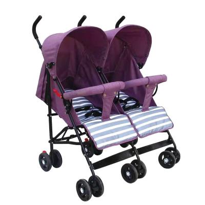 China Lightweight Aluminum Alloy Baby Nanny Stroller Two Light Weight 0 - 36 Years Foldable Baby Stroller for sale