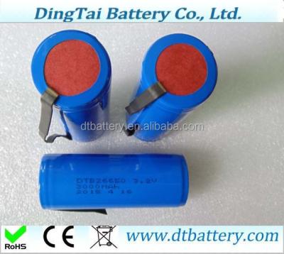 China 26650 lifepo4 high quality 26650 rechargeable battery 3.2v 3000mah / 26650 3.2v protected battery for sale