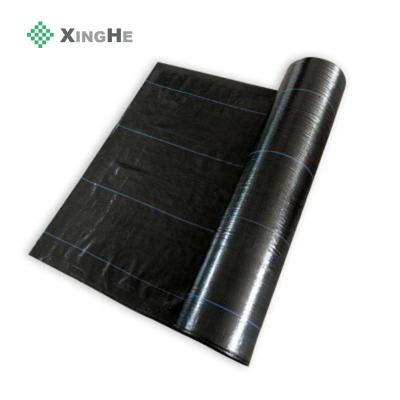 China XH Price 100% Agriculture PP Woven Mulch Film Cheap Biodegradable Weed Mat Ground Cover For Agricultural Garden for sale