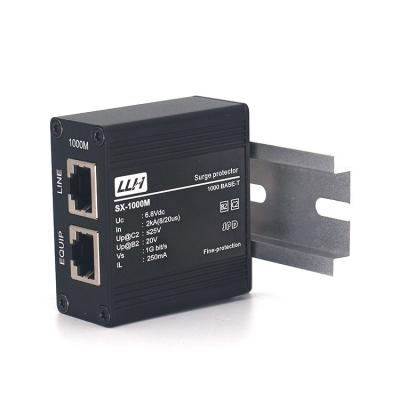 China Hot Selling Electronic Equipment Gigabit 6Vdc Network Signal SPD Surge Protection Device for sale