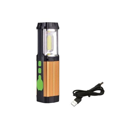 China AT-9200 Aluminum Camping Camping Light With Waterproof Compass COB Led Emergency Light With Mobile USB Charger Function for sale