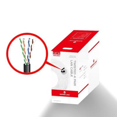 China Low Loss Network Analyzer UTP FTP SFTP CAT5E 0.47mm Copper CCA Network Cable Connect RJ45 CCTV Cable CAT6 for sale