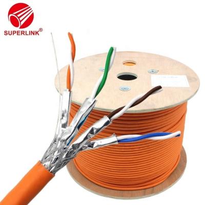 China CU Lan Cable Twisted Cable high quality ftp SFTP 8cores 4pairs 0.57mm computer networking communication cable Cat6A UTP for sale