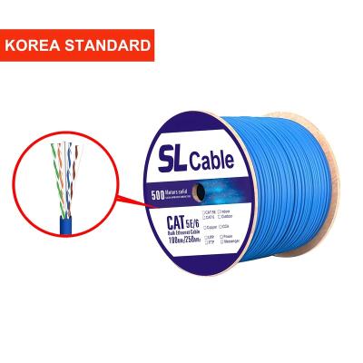 China Copper Ethernet distribution frame cable 0.53mm PVC ALUMINUM FOIL ftp SFTP cat6 UTP LAN cable fluke pass through distribution frame for sale