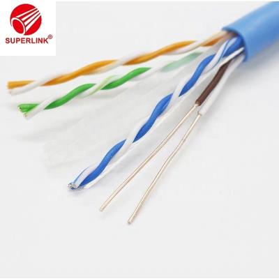 China Inventory UTP FTP SFTP CAT5E 0.5CU CCA Double PE PVC Double PE Sheath Outdoor Cable Building Materials Internet for sale