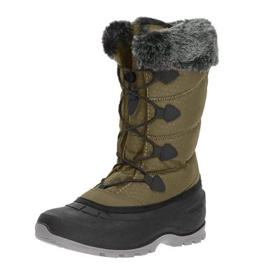 China 2021 Hot Selling Light PU Leather Ladies Boots Winter Snow Women Increasing Snow Boots for sale