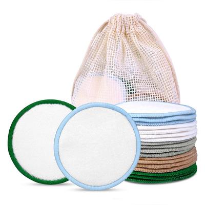 China Makeup Factory Price Best Selling Reusable Eco Friendly Recycle Bamboo Makeup Remover Pads for sale