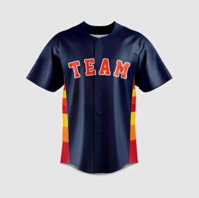 China OEM Custom Color Logo Name Anti-Bacterial Professional Fashion Antibacterial Baseball Uniform for sale