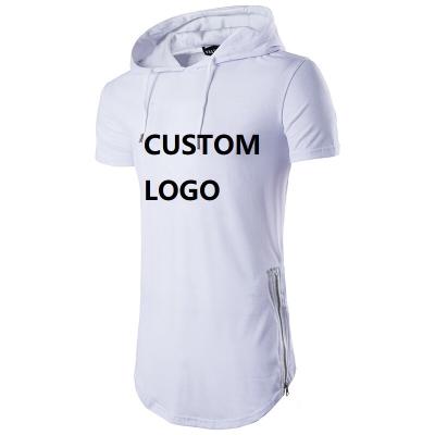 China Anti-Wrinkle White Embroidery Logo Pullover Custom Colors Short Sleeve Women's Men's Hoodies for sale