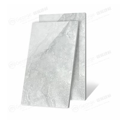 China Glazed Metallic Tiles Cheap Light Color Polished Floor Tiles Ceramic Look Choice Marble Villa Glazed Porcelain Tile for sale