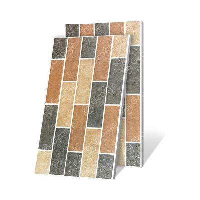 China Glazed Metallic Tiles Outdoor Ceramic Tiles Look Like Glossy Finish 300x600 Mm Real Stone Colorful Design Ceramic Wall Tiles for sale