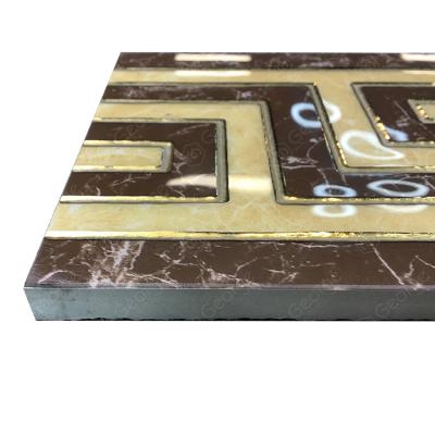 China Modern stairs tile border decoration border ceramic tiles flower border tiles for kitchen and bedroom for sale