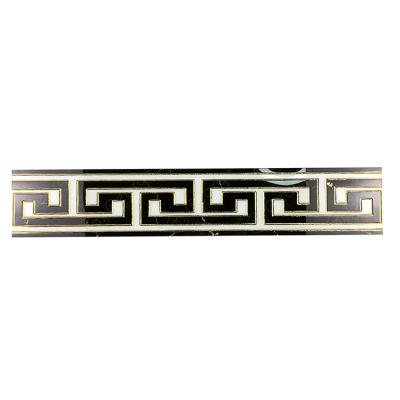 China CLASSIC Sparkle Border Tile Marble Floor Border Tiles Ceramic Border Designs Tiles for sale