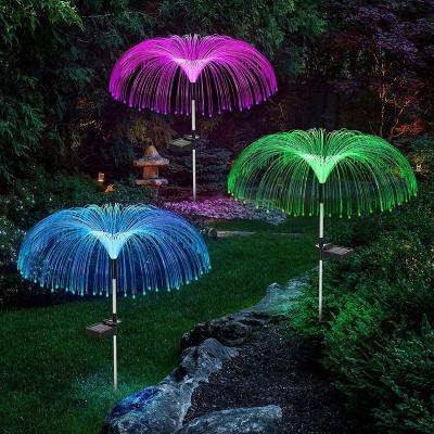 China Beautiful IP65 Solar Waterproof Lawn Lamp Outdoor Yard LED Garden Jellyfish Light for sale