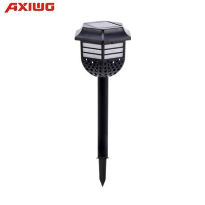 China Garden Axiwo Solar Powered Outdoor Waterproof 2W 3W 4.8W Sensor Gate Waterproof Garden Led Solar Pillar Light for sale