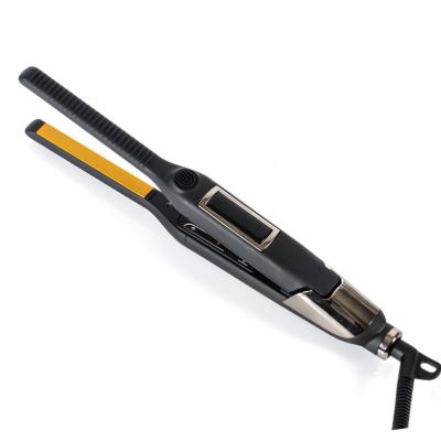 China CE Approval Black Small flat iron 230C Negative Ion Wet To Dry Negative Ion Hair Straightener for sale