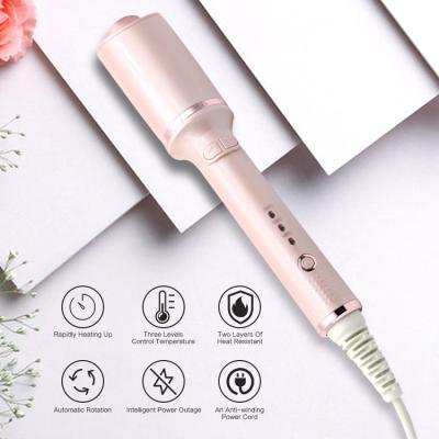 China Anti Tangling 32mm 55W Adjustable Curling Iron Wand All Hair Types for sale