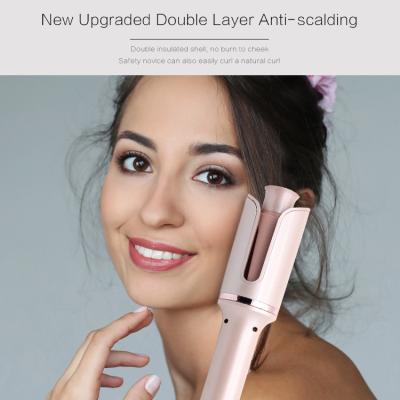 China Digitalanzeigen-automatischer Haar-Lockenwickler 55W PTC Heater Hair Curling Iron Led zu verkaufen