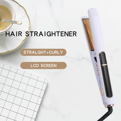 China FCC Quick Heating 280mm 2 In 1 Professional Hair Straightener , Salon Quality Flat Iron for sale