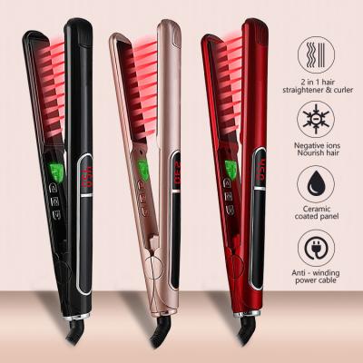 China CE Approval 450F Ceramic Plate Hair Straightener , Infrared Hair Straightener for sale