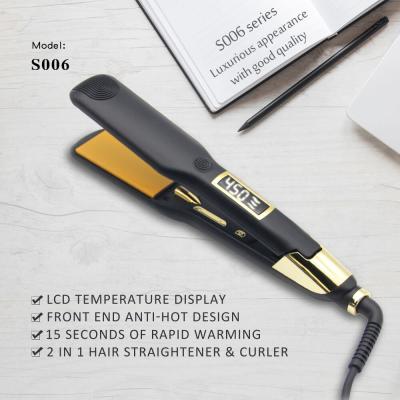 China Best Ceramic Mini Flat Iron Custom Logo Packing 450 Degrees Hair straightener dealer for sale