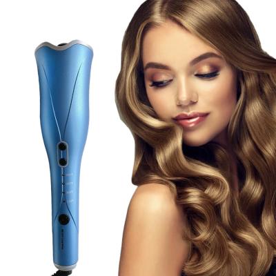 China CE Evenly Heated 220 Degree Self Rotating Curling Iron For Thick Hair for sale